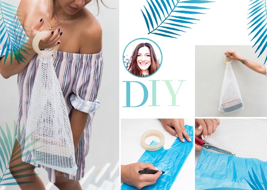 DIY: Πως να φτιάξεις εύκολα μια net bag σαν αυτές που βλέπεις στο instagram