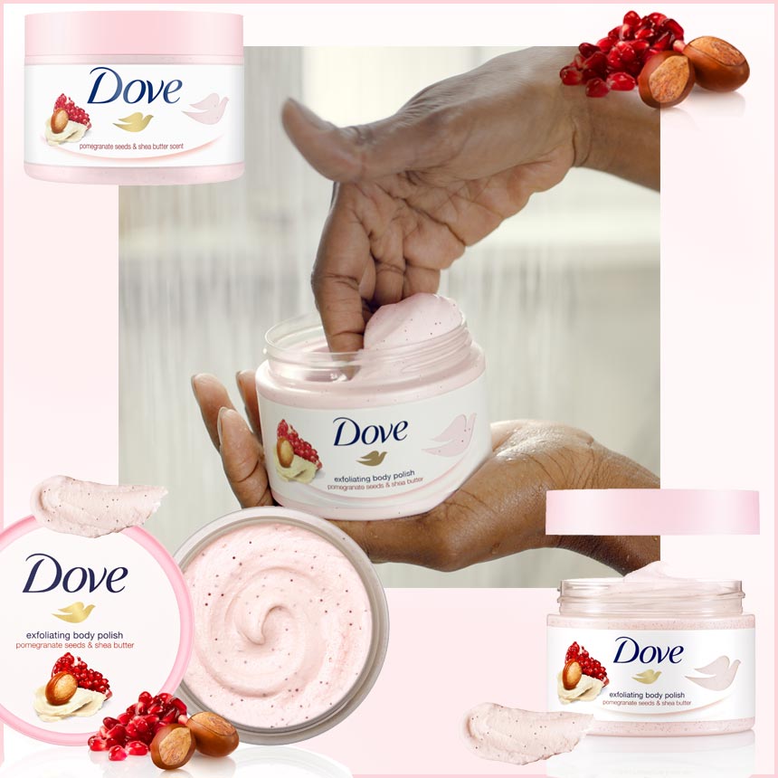 Τα νέα Dove Exfoliating Body Scrubs υπόσχονται να κάνουν την απολέπιση