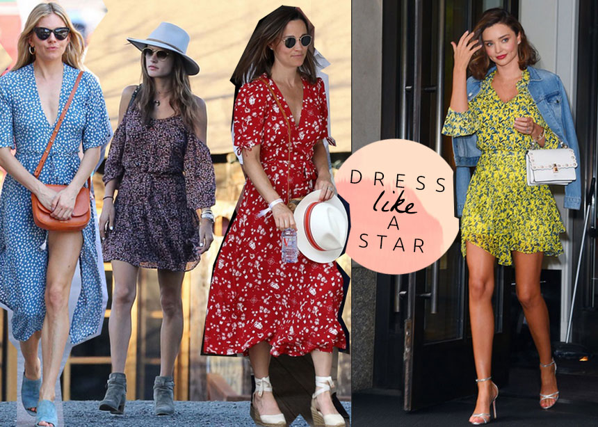 Floral φόρεμα: 10 διάσημες το φορούν με τον πιο stylish τρόπο κι εμείς παίρνουμε ιδέες