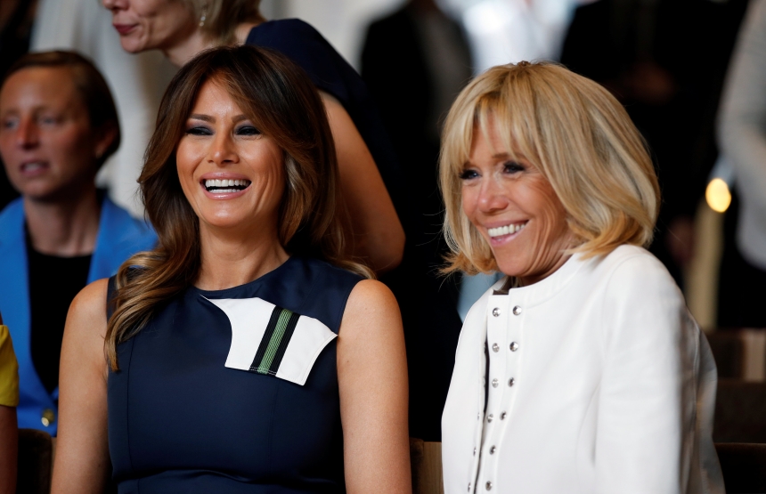 Brigitte Macron – Melania Trump: Πλάι πλάι σε συναυλία στο Βατερλό!