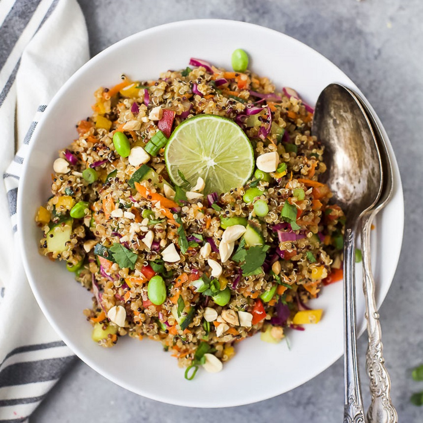 Ταϊλανδέζικη σαλάτα με quinoa