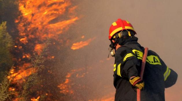 Φωτιά στη Νέα Μάκρη – Συναγερμός στην Πυροσβεστική