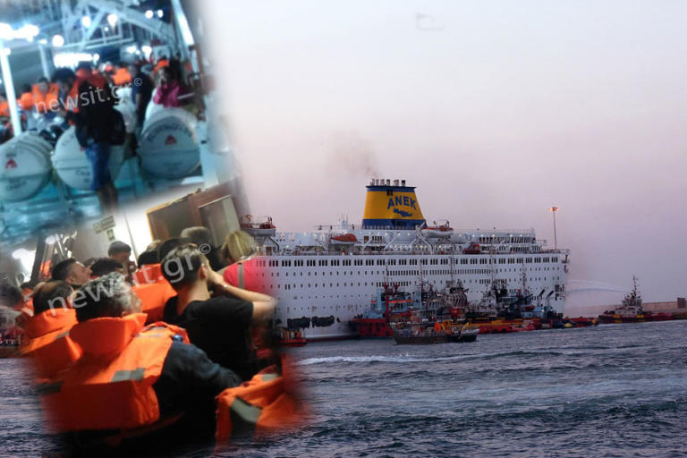 Νύχτα αγωνίας για 875 επιβάτες του Ελευθέριος Βενιζέλος – Δραματικές στιγμές κατά την επιστροφή στον Πειραιά