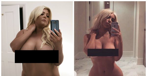 H χυμώδης τηλεπερσόνα κοπιάρει τις σέξι πόζες της Kim Kardashian και κάνει… χαμό στο internet! [pics]