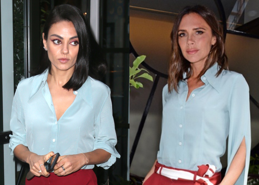 Η Mila Kunis φόρεσε ακριβώς το ίδιο look με τη Victoria Beckham (ooops!)