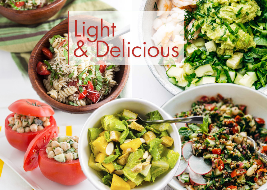 Light συνταγές: Οι 5 πιο γευστικές σαλάτες που θα θέλεις να τρως κάθε μέρα