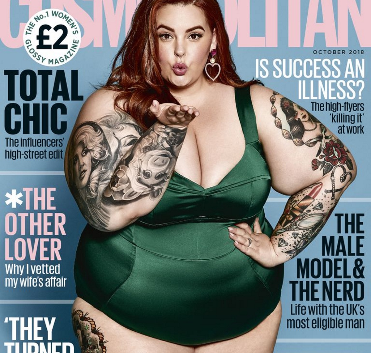 Το… βασιλικό εξώφυλλο της Tess Holliday στο βρετανικό Cosmopolitan και οι αντιδράσεις!