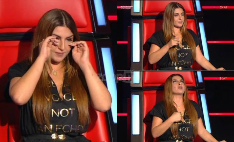 The Voice: “Λύγισε” η Έλενα Παπαρίζου! Βαρύ το κλίμα στο πλατό…