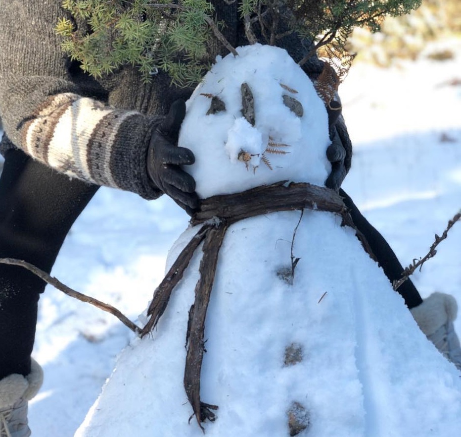 Ποια Ελληνίδα τραγουδίστρια έφτιαξε αυτόν τον όμορφο χιονάνθρωπο; [pics]