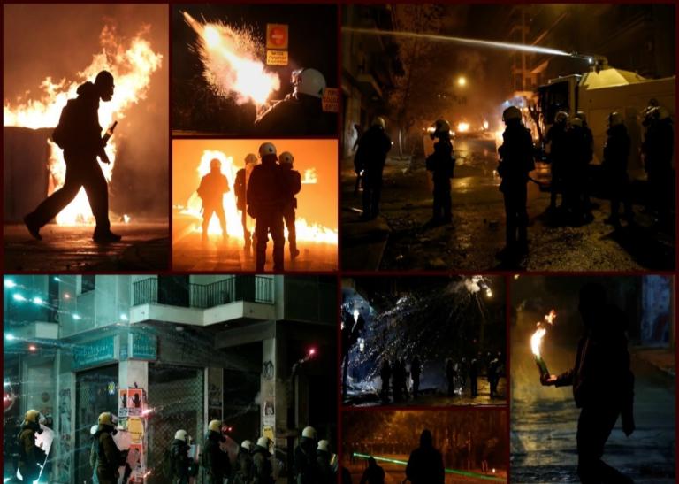 Επεισόδια στα Εξάρχεια: Φλόγες ξανά για την δολοφονία Γρηγορόπουλου