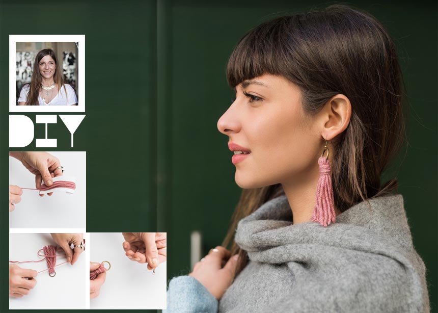 DIY: Βήμα – βήμα πως να φτιάξεις ένα ζευγάρι stylish σκουλαρίκια μέσα σε 5 λεπτά