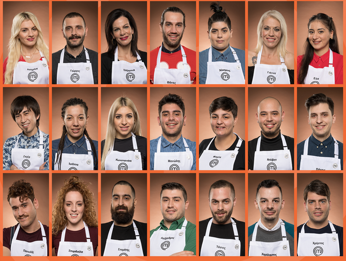 Master Chef 3: Γνώρισε τους 21 νέους παίκτες του διαγωνισμού μαγειρικής!