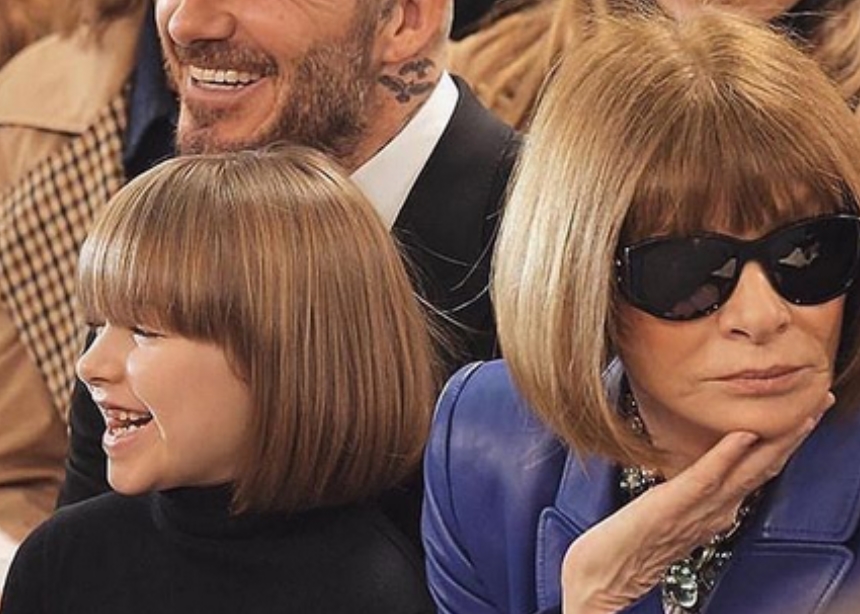 Η Harper Beckham και η Anna Wintour έχουν το ίδιο κούρεμα!