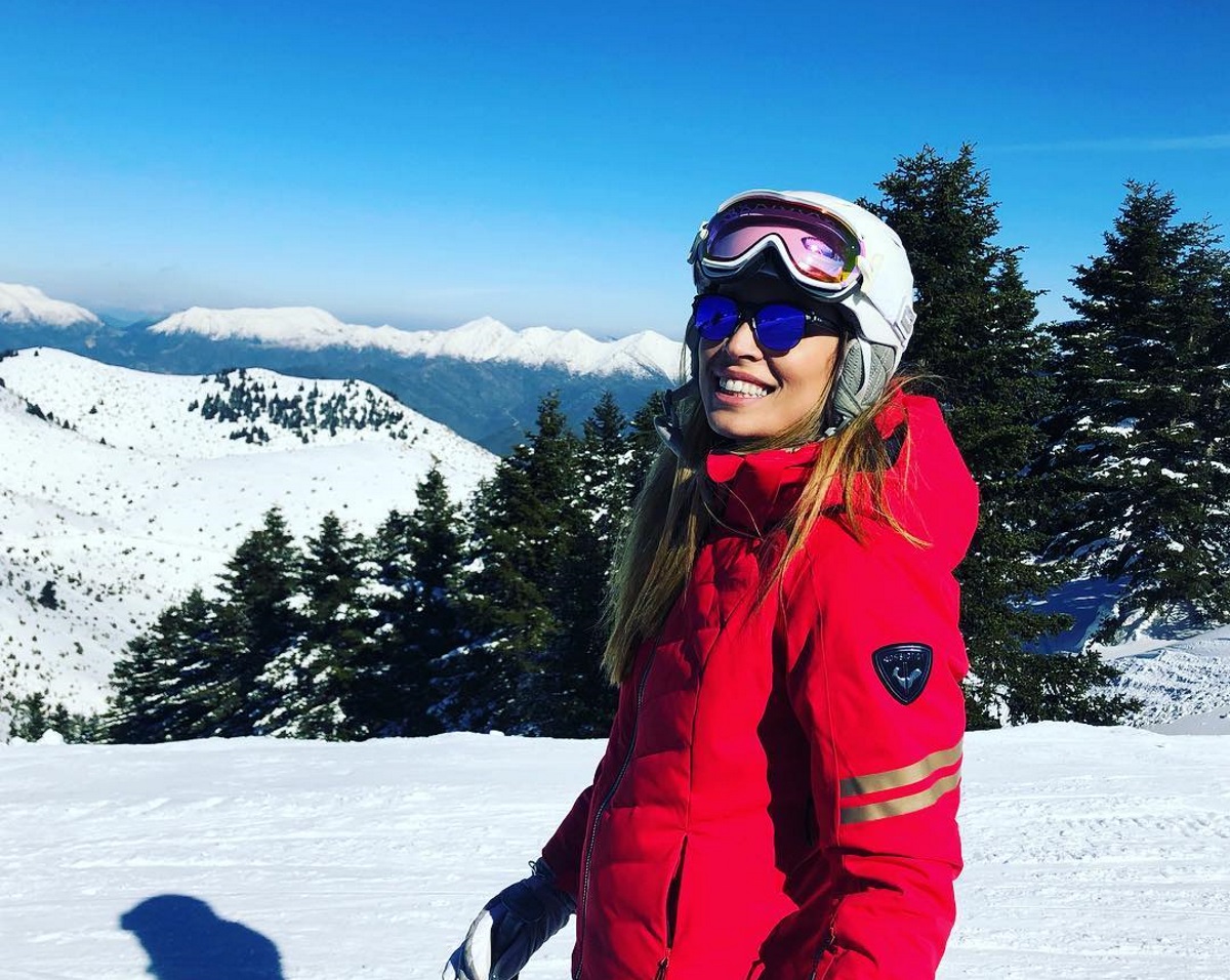 Μαριέττα Χρουσαλά: Χειμερινή εξόρμηση στο Μαίναλο της Αρκαδίας για σκι! [pics]