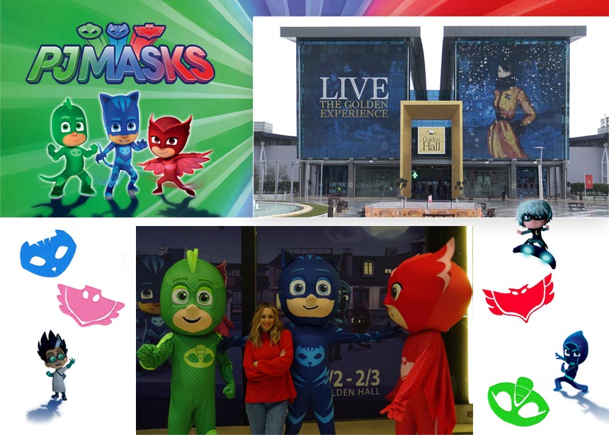 Οι Pj Masks σε περιμένουν στο Golden Hall! Time to be a hero!