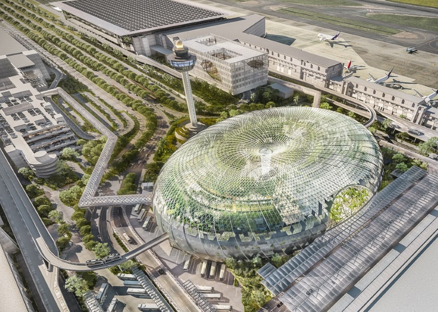 Jewel Changi Airport: Οι πρώτες εικόνες από το “διαμάντι” του αεροδρομίου της Σιγκαπούρης