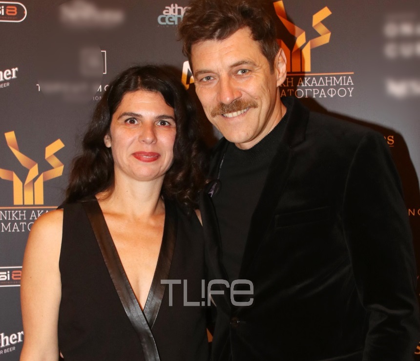 Γιάννης Στάνκογλου: Βραβεύτηκε από την Ελληνική Ακαδημία Κινηματογράφου, έχοντας τη σύζυγό του στο πλευρό του [pics]