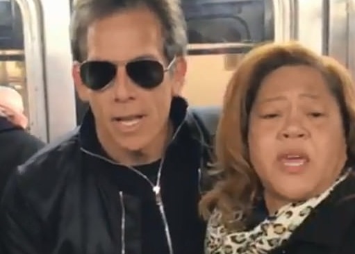 Γυναίκα παθαίνει υστερία μόλις βλέπει δίπλα της στο Μετρό τον διάσημο ηθοποιό Ben Stiller! ΒΙΝΤΕΟ
