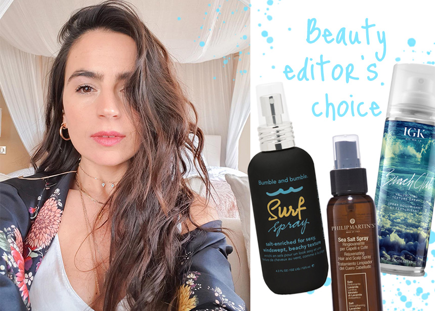 Η beauty editor λέει πως αυτά τα salt spray σου κάνουν τέλεια beach waves!