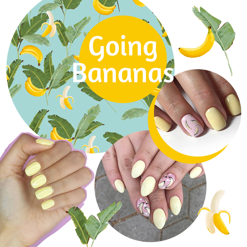 Banana nails δέκα ιδέες για το επόμενό σου μανικιούρ!