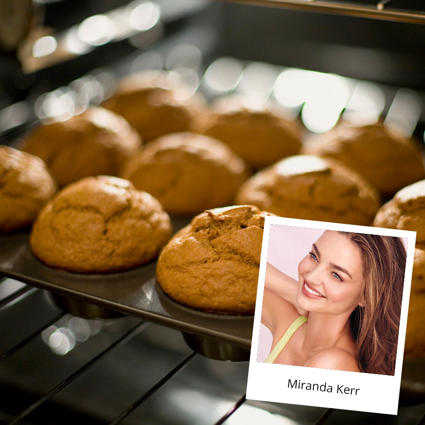 Λαχταριστά muffin από την Μιράντα Κερ