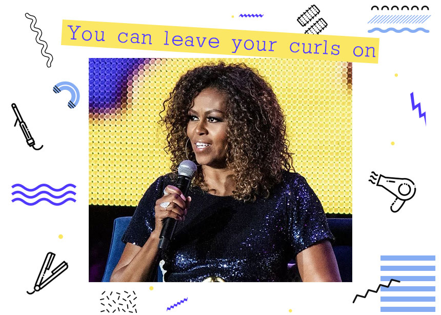 Rock those curls! Πώς να χτενίσεις τα σγουρά μαλλιά σου όπως η Michelle Obama!