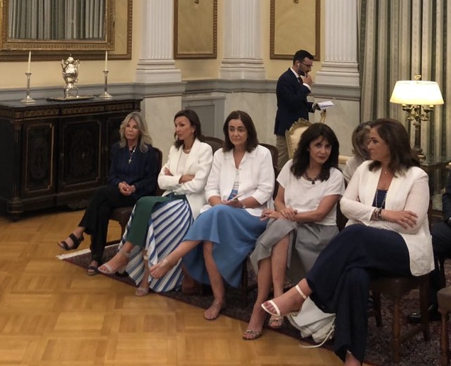 Η πεθερά του Κυριάκου Μητσοτάκη παρακολούθησε την ορκωμοσία του γαμπρού της! [pics]