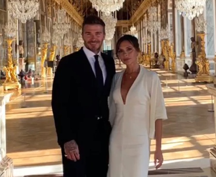 O David Beckham πήγε την Victoria για την 20η επέτειό τους στο παλάτι των Βερσαλλιών! Φωτογραφίες