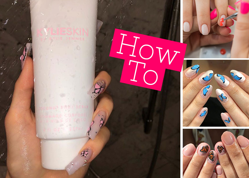 This is soooo 90’s! Βήμα- βήμα πώς να κάνεις το butterfly manicure όπως η Kendall Jenner!