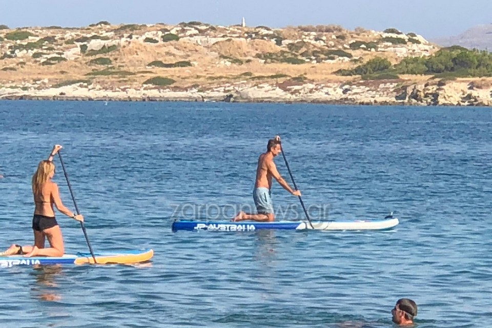 Kυριάκος και Μαρέβα Μητσοτάκη: Κάνουν Sup στα Χανιά! Φωτογραφίες