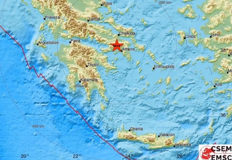 Σεισμός 4 Ρίχτερ κοντά στη Μαγούλα – Αισθητός στην Αθήνα