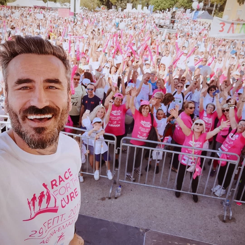 Γιώργος Μαυρίδης: Παρουσίασε το Μαραθώνιο κατά του Καρκίνου!