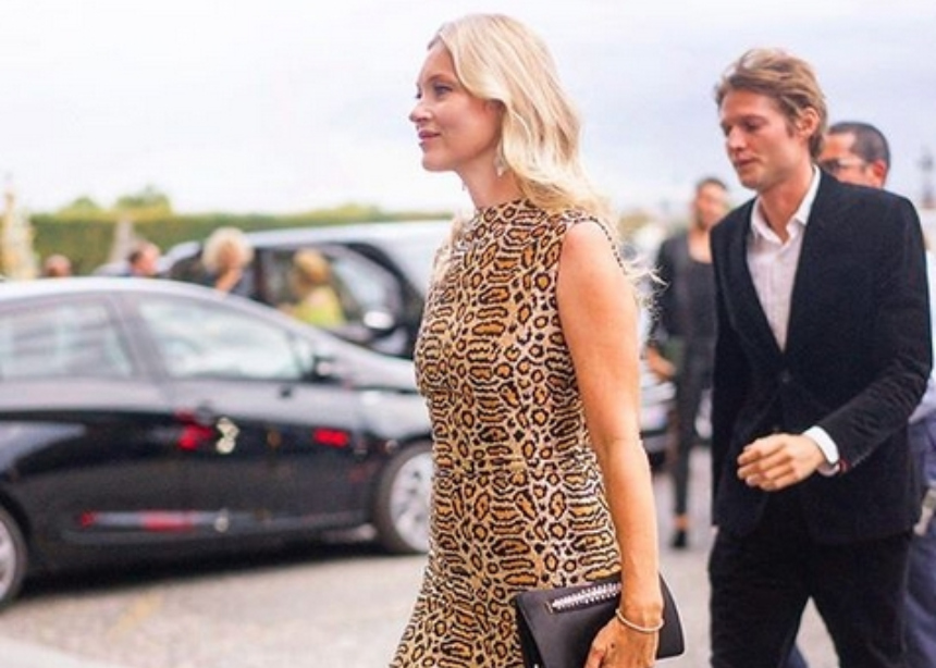 Μόνο η Kate Moss φοράει τόσο τέλεια το leopard!