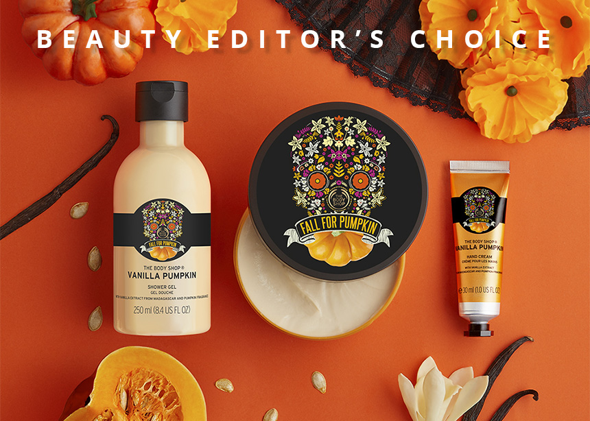 Η limited edition σειρά Vanilla Pumpkin της The Body Shop επέστρεψε (και είναι ότι καλύτερο έχεις μυρίσει)!