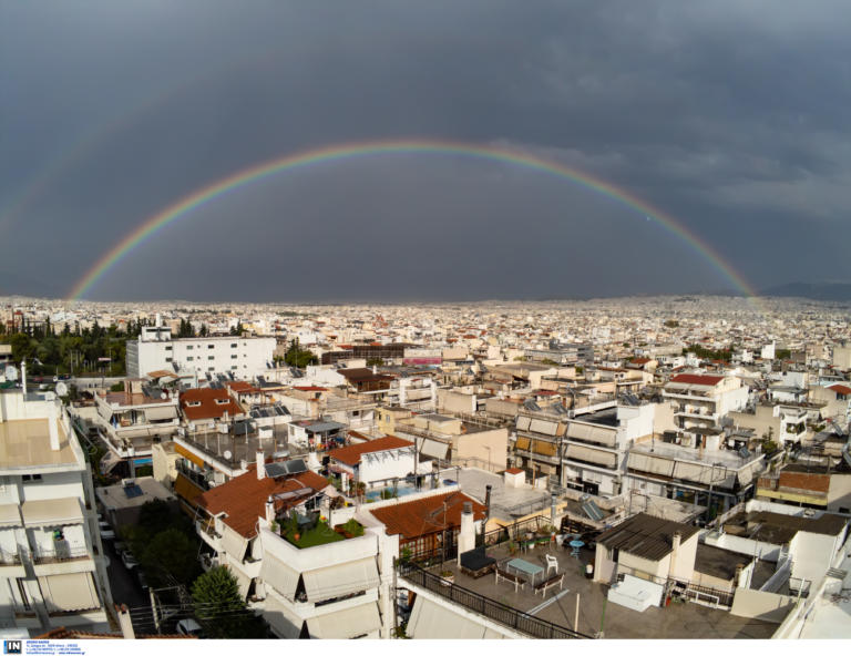Μετά τις καταιγίδες, ήρθε το ουράνιο τόξο στην Αττική!