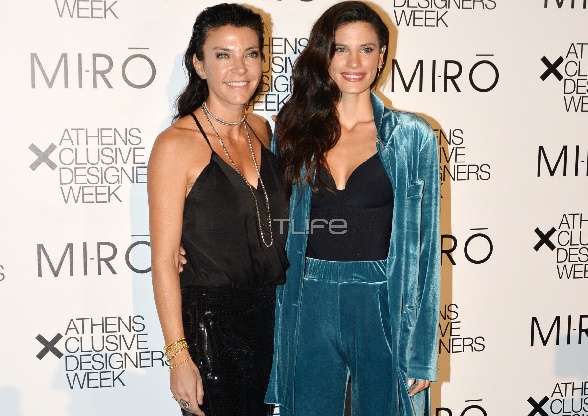Χριστίνα Μπόμπα: Εντυπωσιακή στο fashion show των MI-RO μαζί με την κουμπάρα της, Μαρίνα Βερνίκου! [pics]