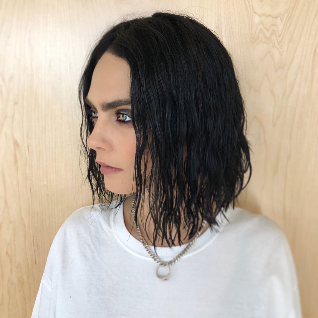 Cara Delevingne Black Hair : Cara Delevingne from Best of 2014: Hair