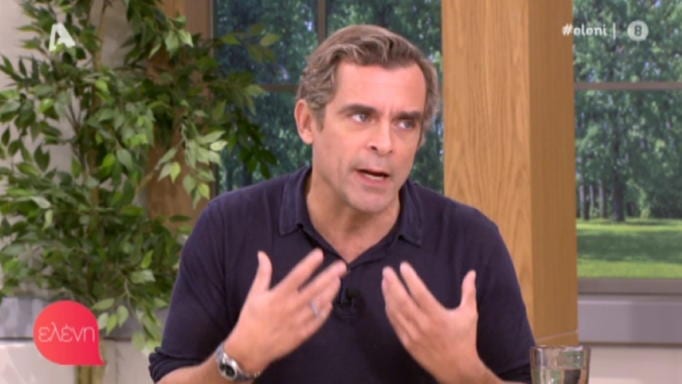 Ο Κωνσταντίνος Μαρκουλάκης απολογήθηκε στην Ελένη Μενεγάκη για την «ελαφριά εκπομπή»