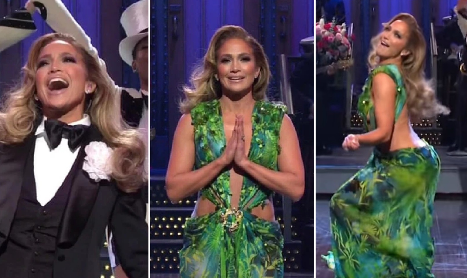 Jennifer Lopez: Πέταξε το κοστούμι και εμφανίστηκε ξανά με το iconic jungle φόρεμα κόβοντας… ανάσες! [video]
