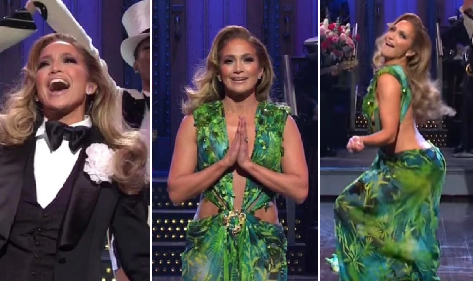 Jennifer Lopez: Πέταξε το κοστούμι και εμφανίστηκε ξανά με το iconic jungle φόρεμα κόβοντας… ανάσες! [video]