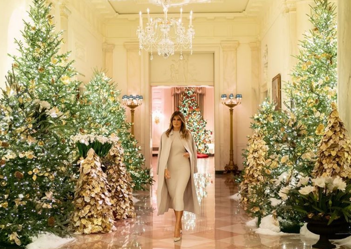 Melania Trump: Καρέ καρέ ο χριστουγεννιάτικος στολισμός του Λευκού Οίκου! [pics,video]