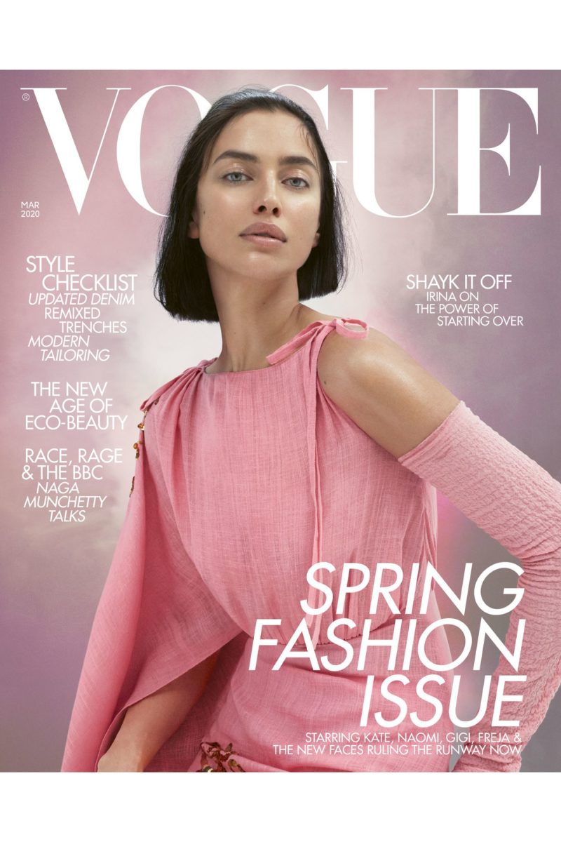 Αυτές οι λάμψεις της Irina Shayk στο εξώφυλλο της Vogue ΔΕΝ είναι