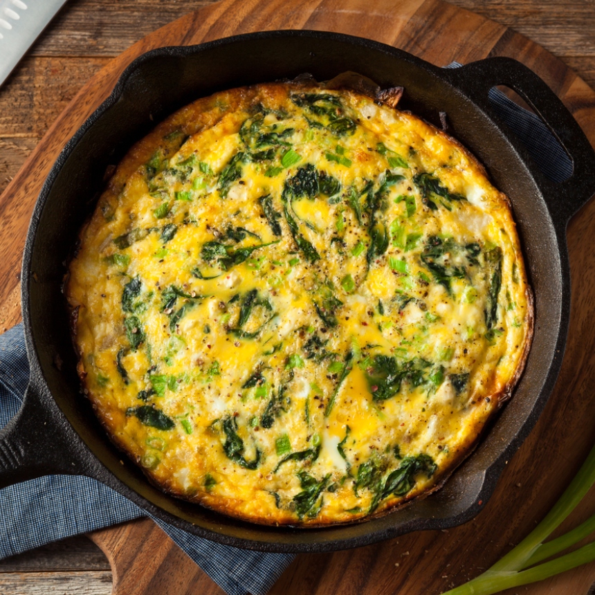 Frittata με φρέσκα λαχανικά