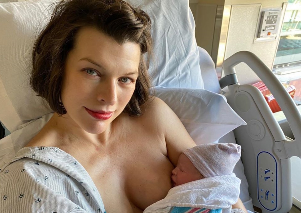 Milla Jovovich: Η τρυφερή φωτογραφία του συζύγου της με την νεογέννητη κόρης τους!