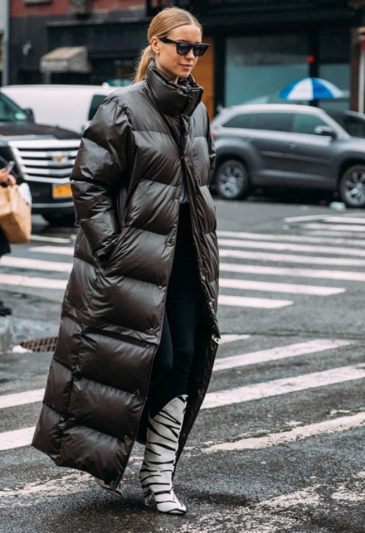 Nέα Υόρκη με puffer jacket