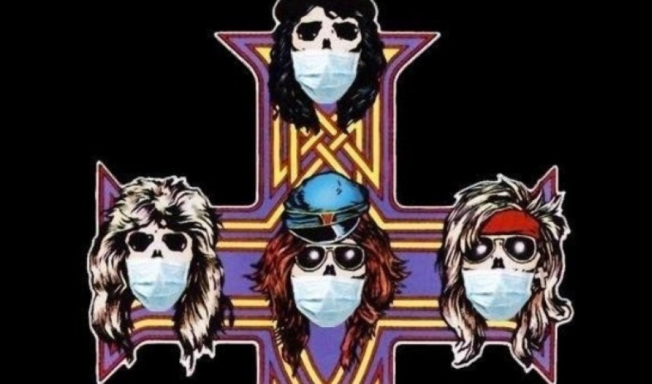 Οι Guns N’ Roses με μάσκες για τον κορονοϊό