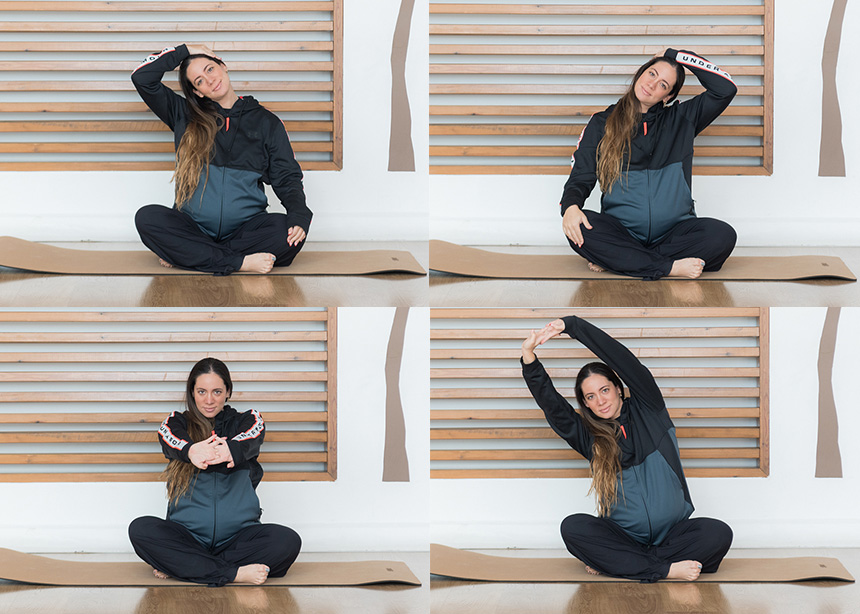 Εγκυμοσύνη: Εύκολες ασκήσεις για να αντιμετωπίσεις τους πόνους στη μέση, στην πλάτη και στον αυχένα!