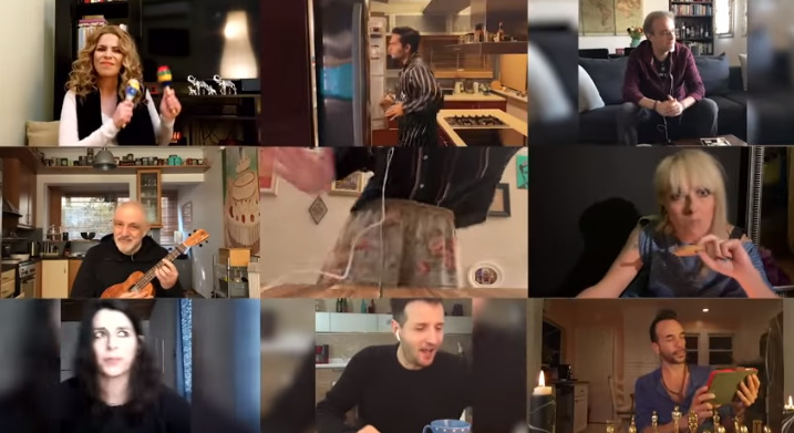 9 αγαπημένοι Έλληνες τραγουδιστές τραγουδάνε: “θα κάτσω σπίτι”! Δες το βίντεο