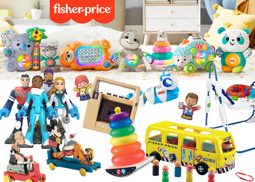 H Fisher-Price γίνεται 90 χρονών και εμείς θυμόμαστε τα πιο επικά παιχνίδια της!