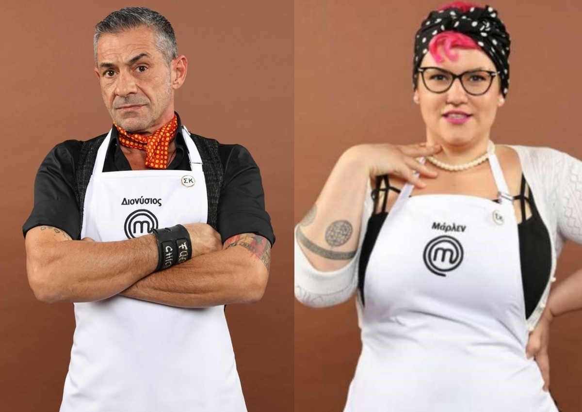 MasterChef: Αποχώρησαν Διονύσης και Μάρλεν από το παιχνίδι!